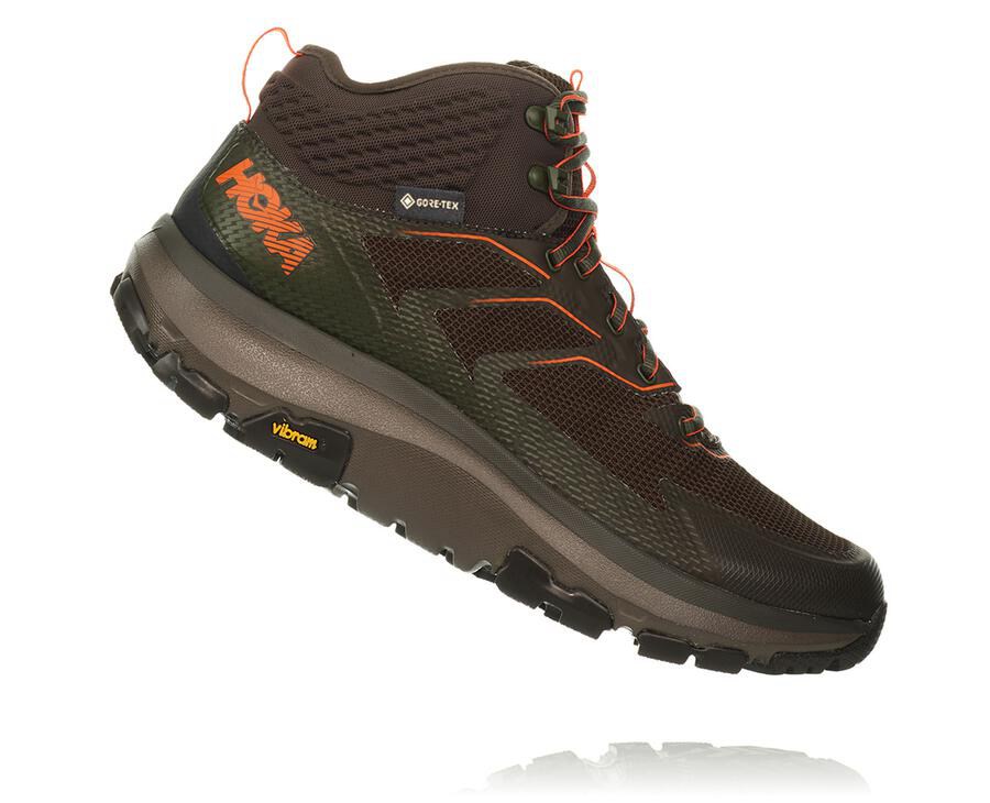 Hoka Australia One One Toa GORE-TEX - Mens Hiking Boots Brown - RMJWB-9471